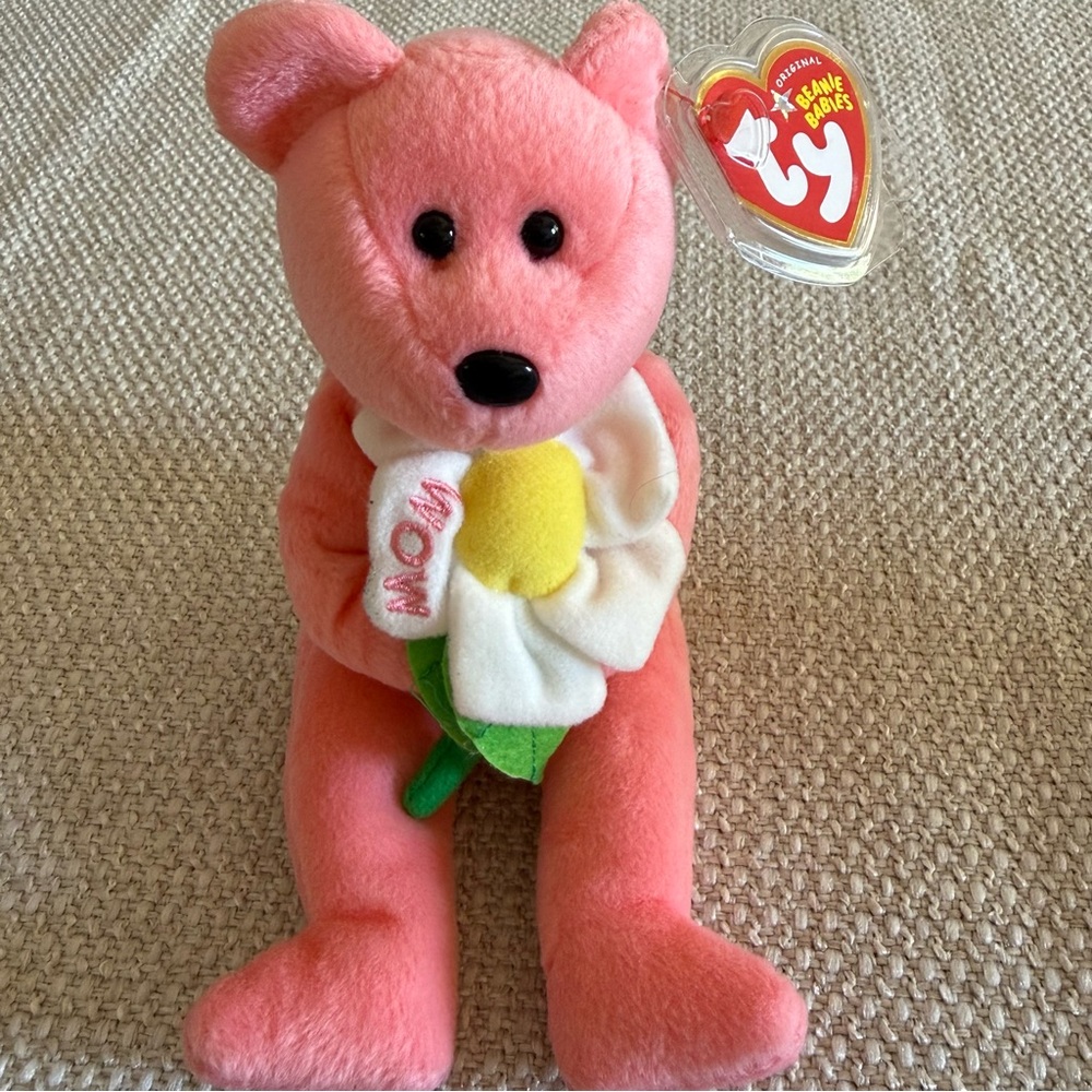 Ty Stuffed Bears Set - Pink, Purple, Orange - Picture 3 of 6